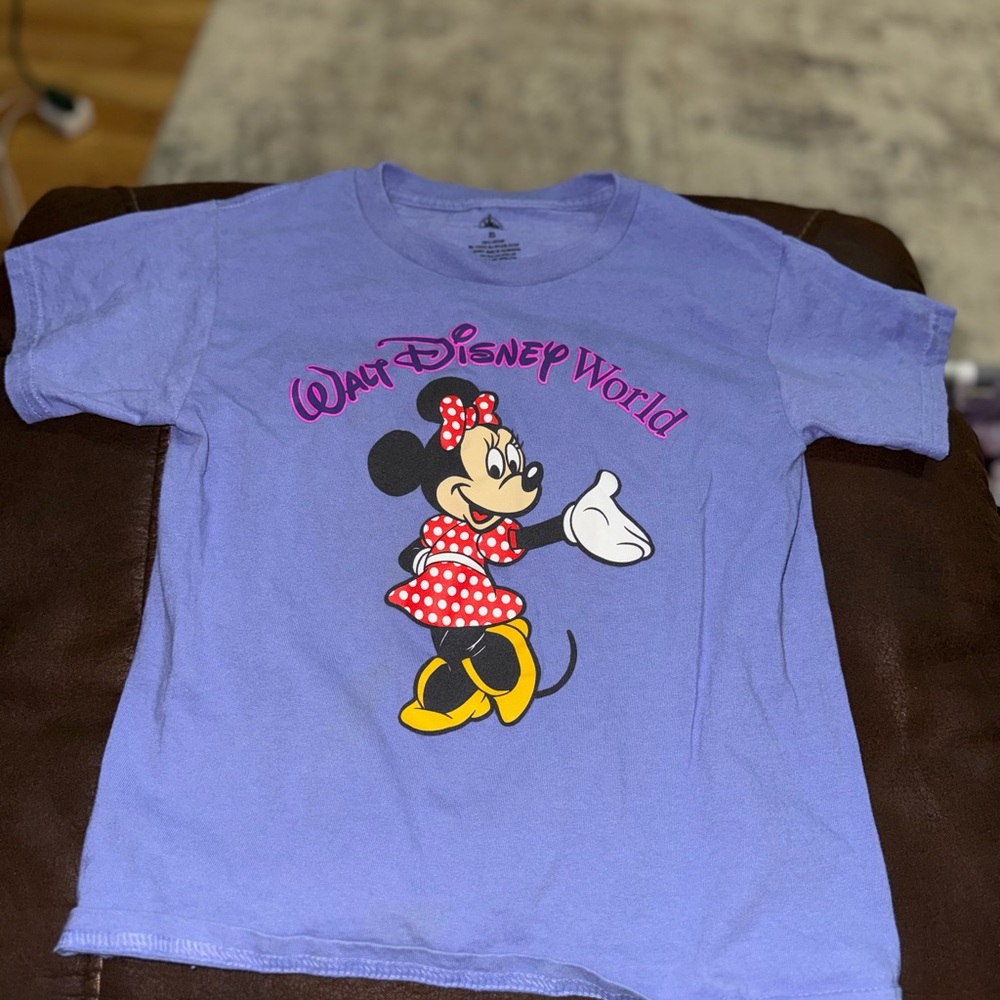 Disney Kids Lavender Minnie Mouse Tee